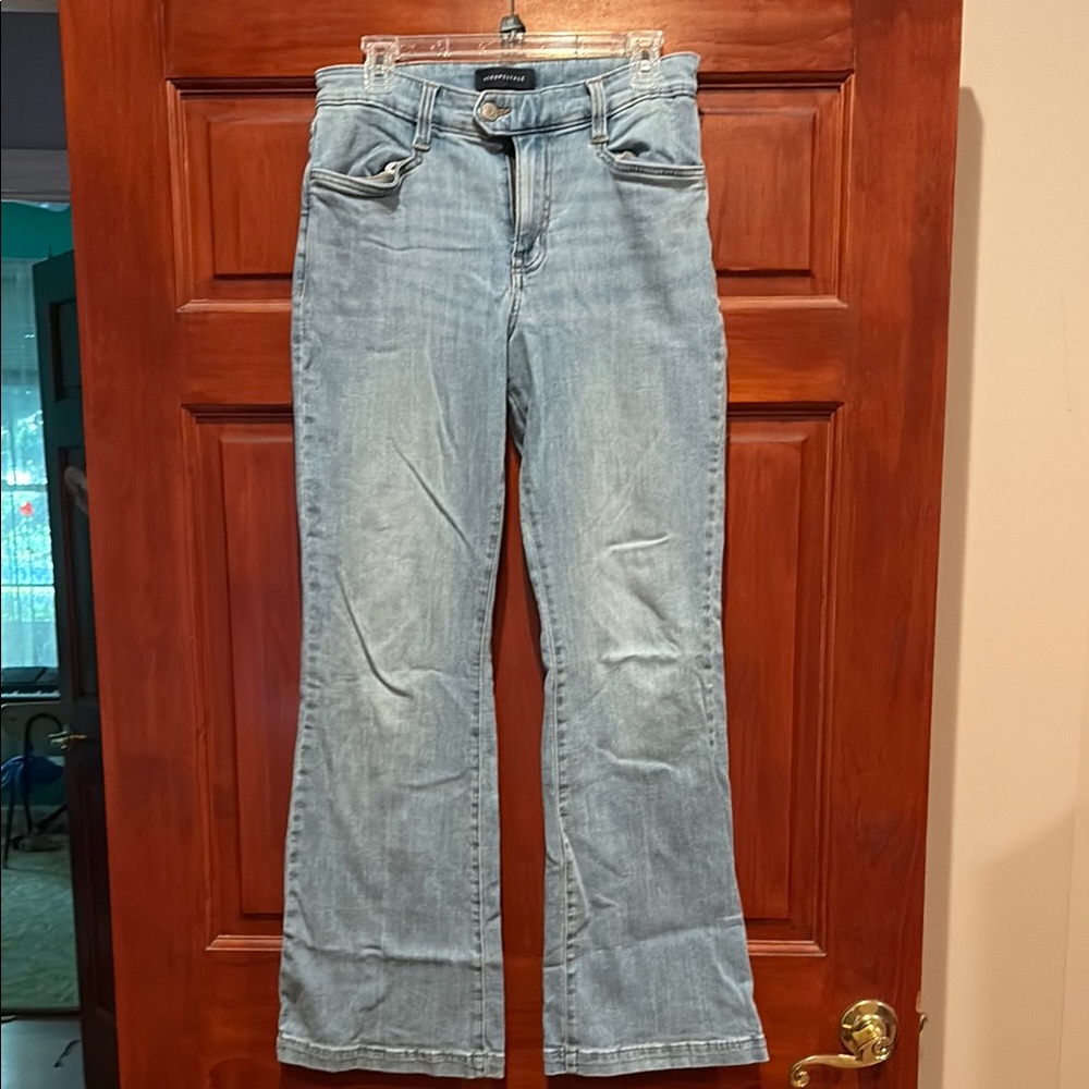 Aeropostale Blue Flare Wide Leg Jeans